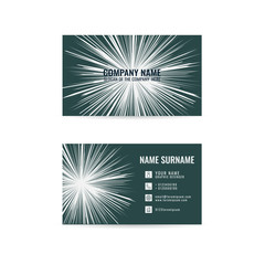 Abstract vector Diffused light business card design. vector. on white background