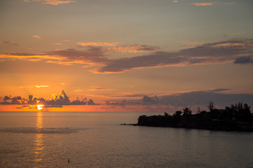 Naklejka premium St. Kitts Sunset