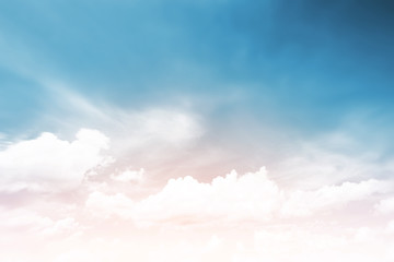 Clouds sky blurred during morning open view out windows beautiful summer spring and peaceful nature background.