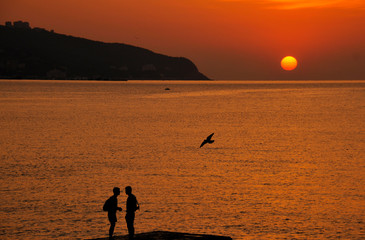 Sunset on the Beach