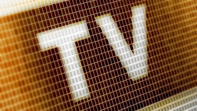  "TV" on the Screen. 4K Resolution. Encoder Prores 4444. Great Quality. Looping.
