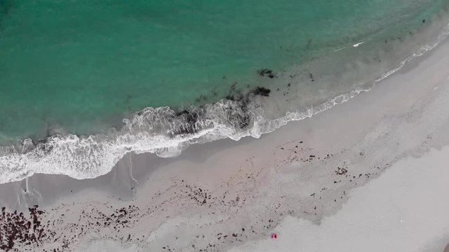 footage of sandve sanden beach in Karm&radic;&prod;y, Norway 01.11.2018