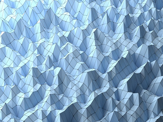 Modern science abstract polygonal geometric shapes.