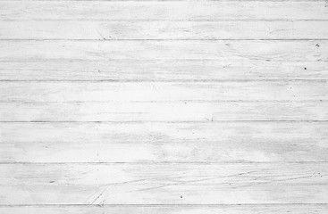Old weathered wood surface with long boards lined up. Wooden planks on a wall or floor with grain...