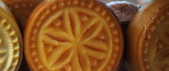 Traditional cheese of Bran area, Romania