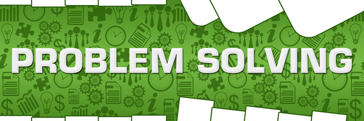 Problem Solving Business Texture Green Horizontal 