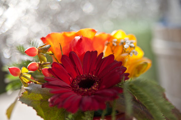 Blumenstrauß mit Gerbera