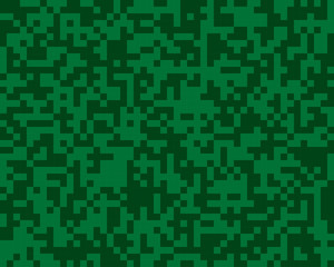 The Random Green Square Mosaic Tiles Background.