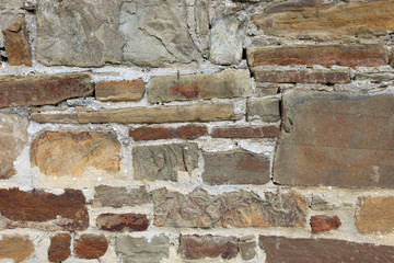 texture of the stone wall