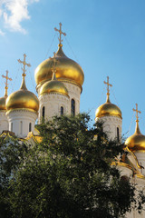 Fototapeta na wymiar The Cathedral of the Annunciation, Kremlin, Moscow