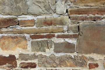 texture of the stone wall