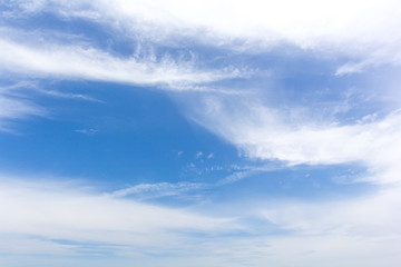 Naklejka na ściany i meble beautiful blue sky and cloud