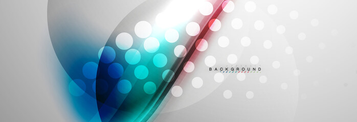 Smooth flowing wave motion concept background