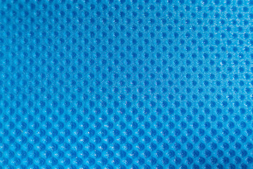 Fototapeta na wymiar Blue PVC plastic synthetic texture use for background.