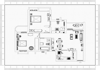 Floor Plan Architect Blueprint 