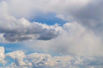 Clouds against blue sky as abstract background