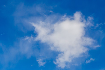 Fototapeta premium Clouds against blue sky as abstract background