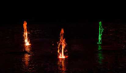 Lichtspiel mit Wasser