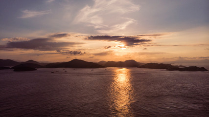 Fototapeta premium sunset on beach