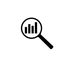 Analytics icon, the logo on a white background