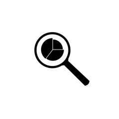 Analytics icon, the logo on a white background