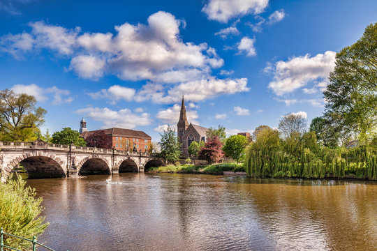 The English Bridge On The River Severn, Shrewsbury