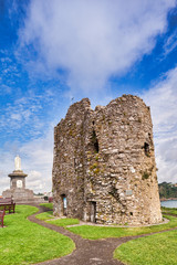 Tenby Castle, Pembrokeshire, Wales