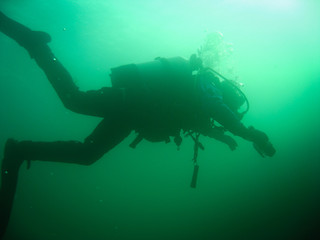 Diver in Norway