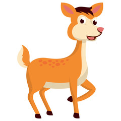 A mouse deer see the surroundings