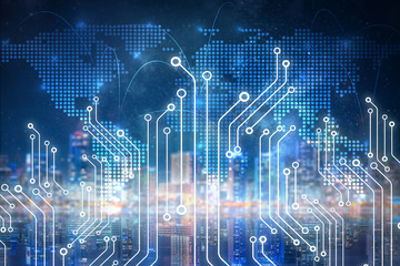 Micro technology background