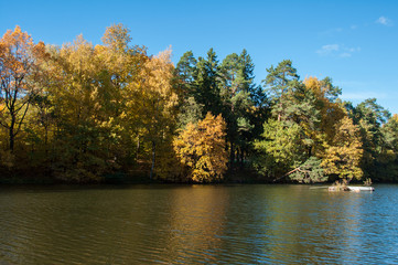 Autumn landscape in Russia