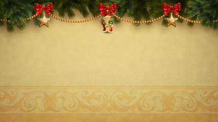 Beautiful christmas background illustration