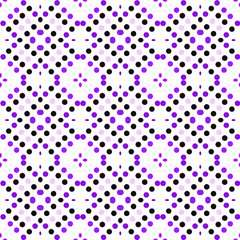 Seamless abstract pattern background with a variety of colored circles.