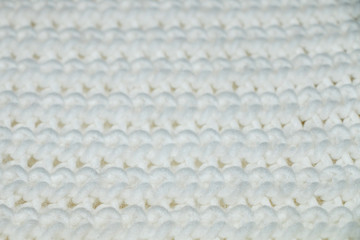 Light warm winter woolen sweater close up