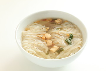 Vietnamese food, rice noodles