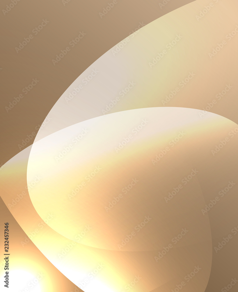 Aufkleber abstract curves gold gradient vector background illustration