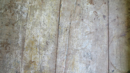 wooden old grunge of table at thailand school, old table background texture
