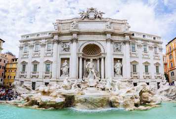 Fototapeta na wymiar Fontana di Trevi, Rome