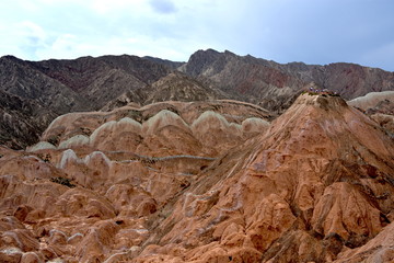 Danxia National Geological Park en Zhangye, China