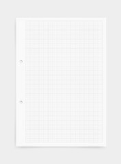 Graph paper sheet background with grid pattern area for creative and design. Vector.