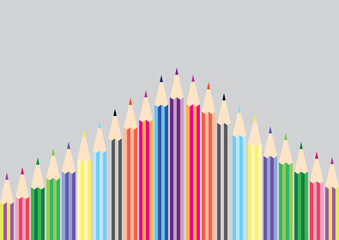 Color Pencils Background