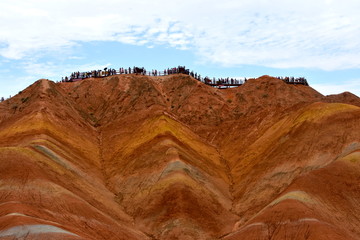 Fototapeta premium Danxia National Geological Park en Zhangye, China