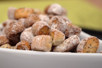 Lithuanian Traditional Christmas Eve Dish - Small, delicious sweets made of tanned pasta and poppy.