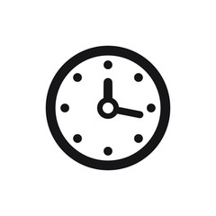 Clock icon, time icon vector