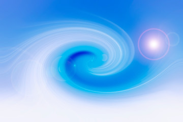 radial color pattern