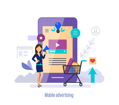 Mobile advertising. Marketing, digital strategy, social network, pr management.