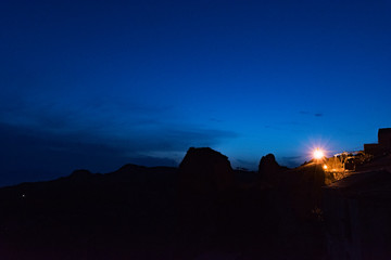 Milky way in sky of Reggio Calabria Italy