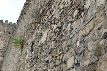 Fortress wall from big stones