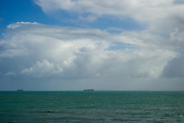 Landscape of the ocean with clouds © Maria