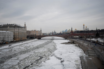 Naklejka premium winter Moscow